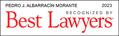Best Lawyers 2022 Pedro Javier Albarracín Morante