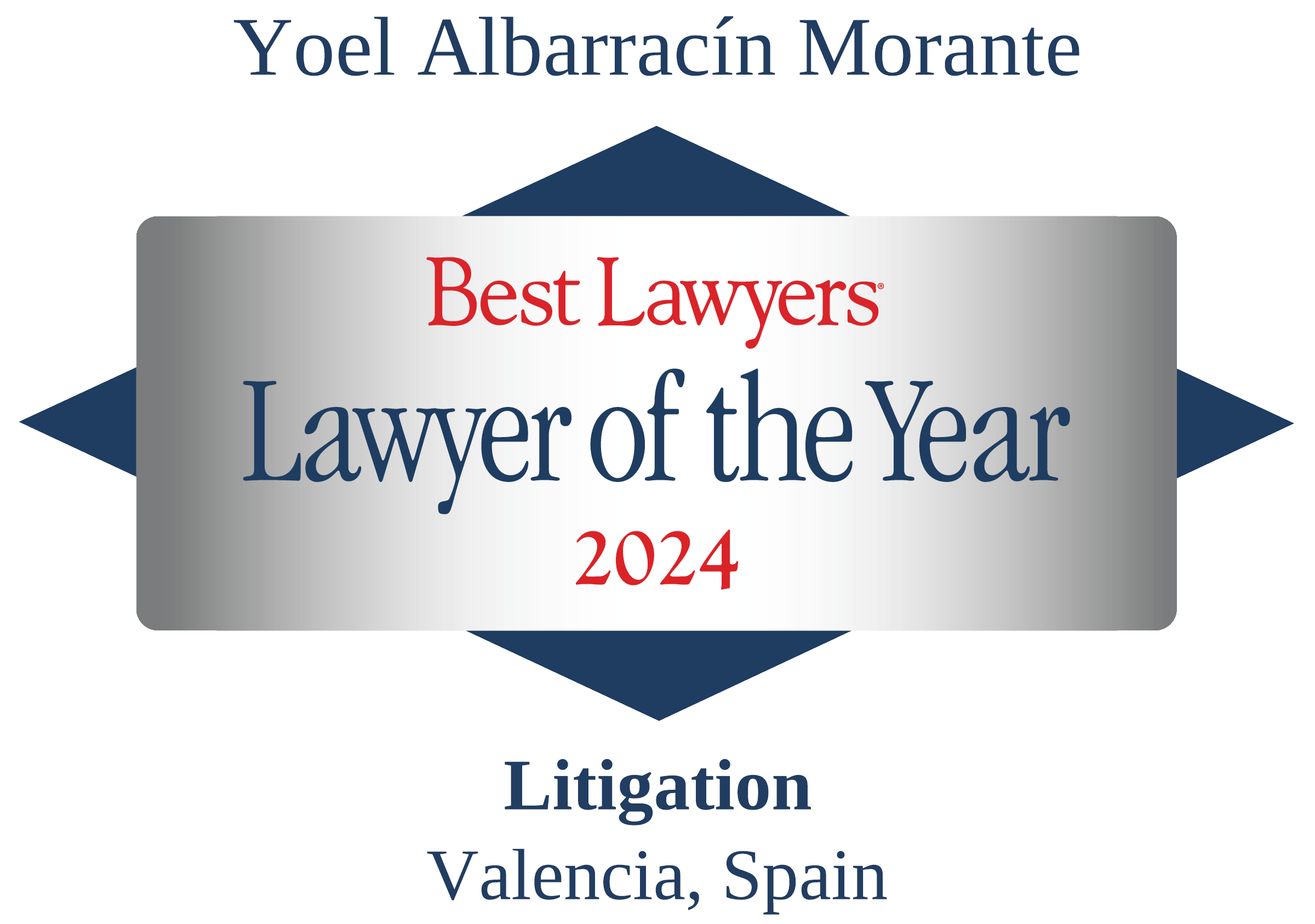 Best Lawyers 2024 Yoel Albarracín Morante